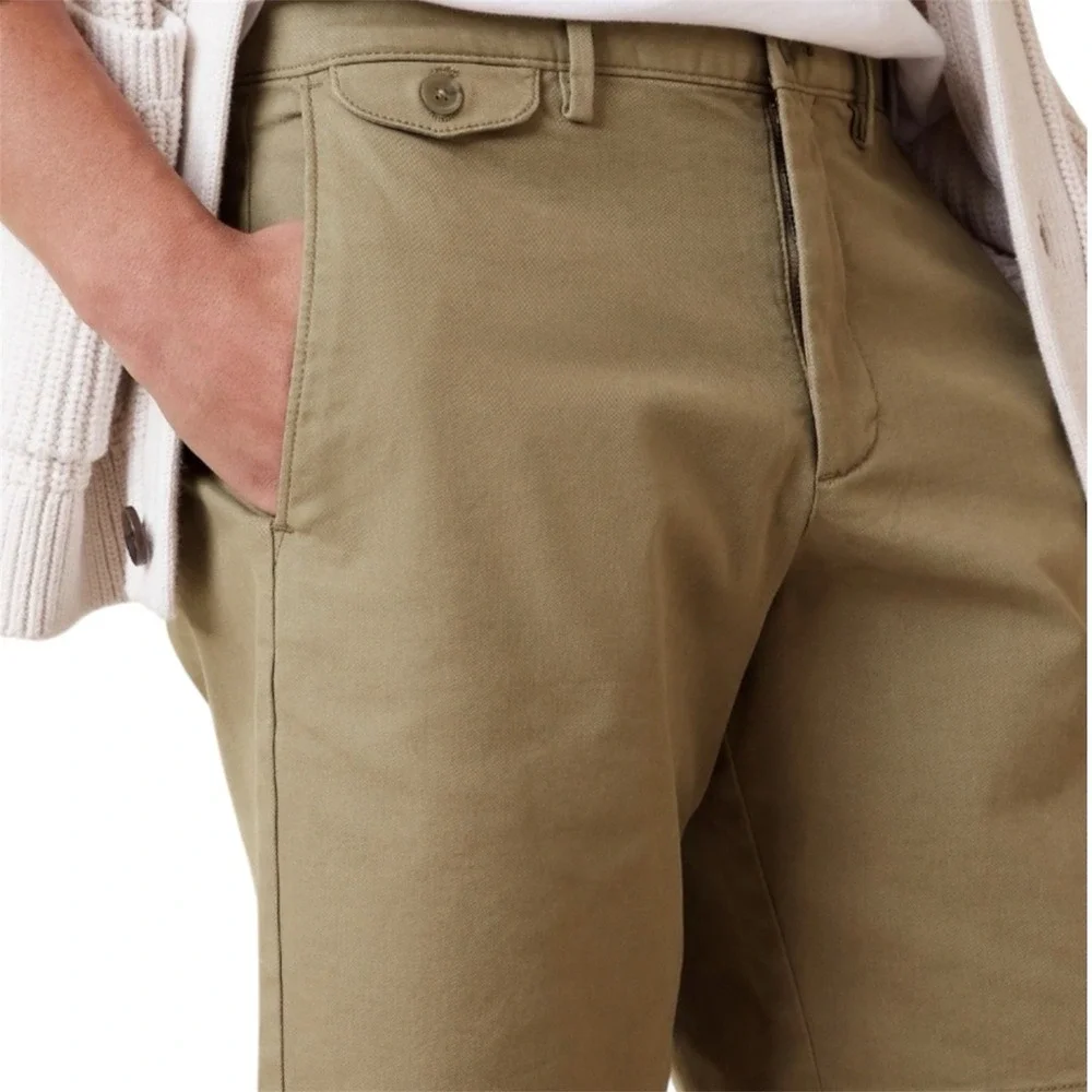 BANANA REPUBLIC Lived In Short Man Size 36 Flat Front Chino‎ Shorts 9